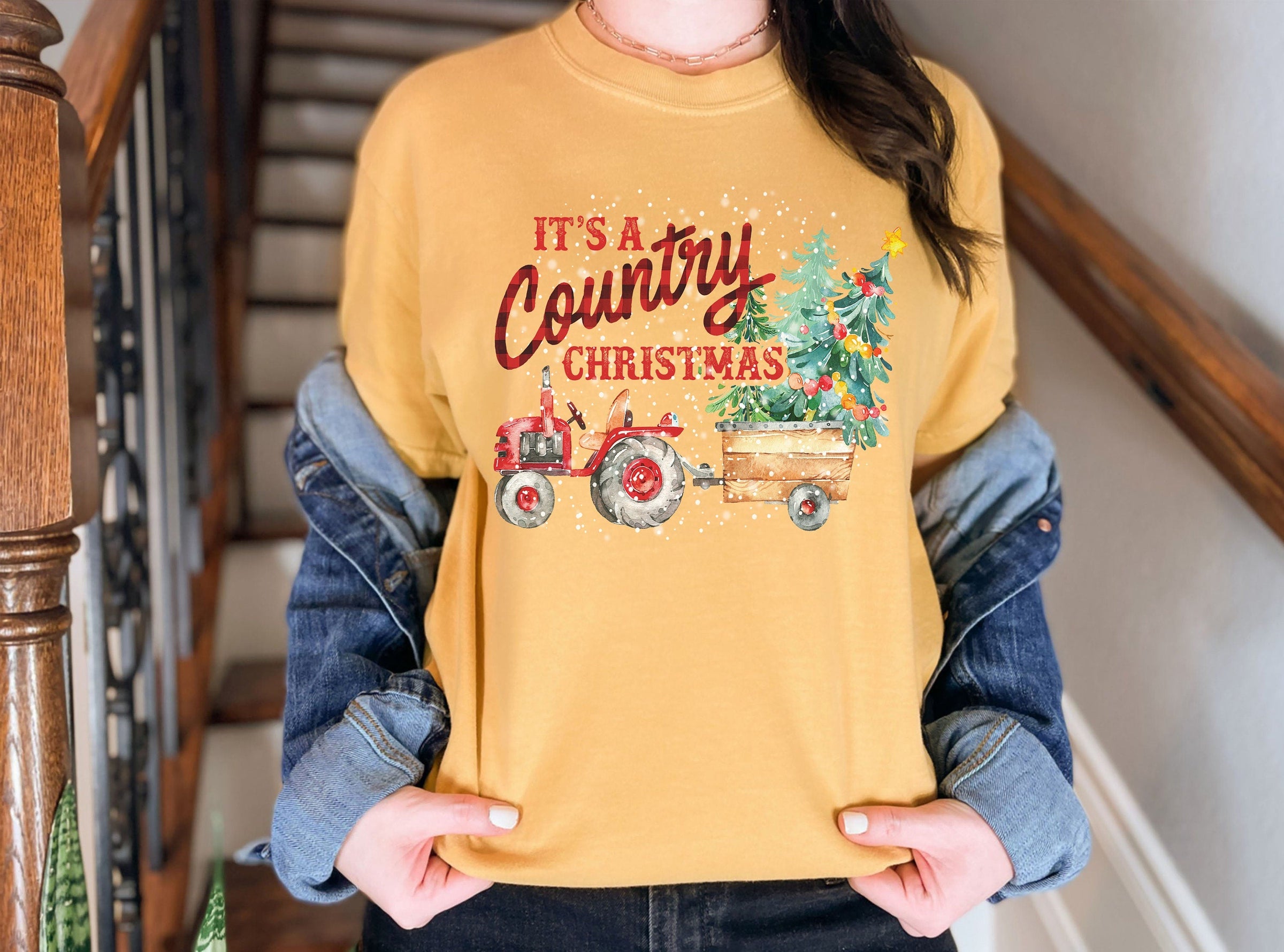 Vintage Christmas Shirt, Comfort Colors® 1717, Oversized Tee