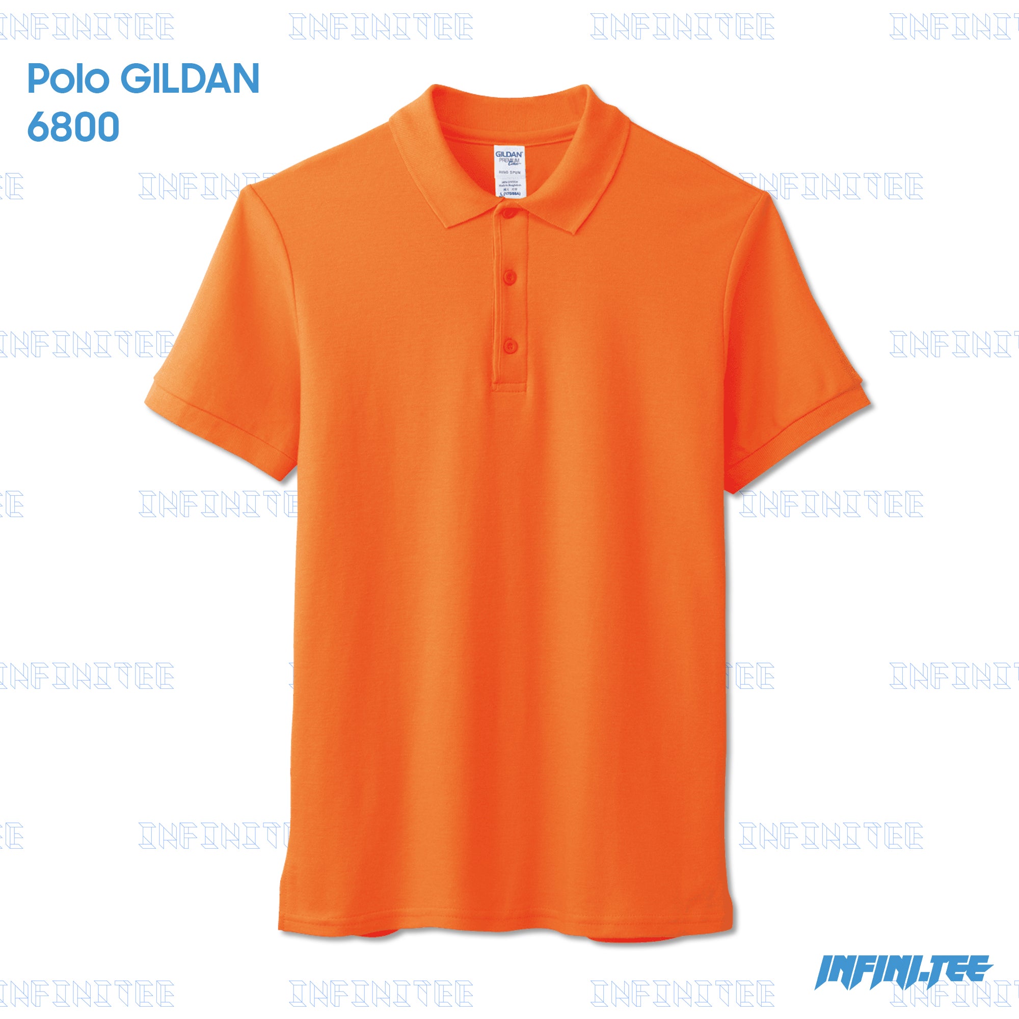POLO 6800 GILDAN - ORANGE