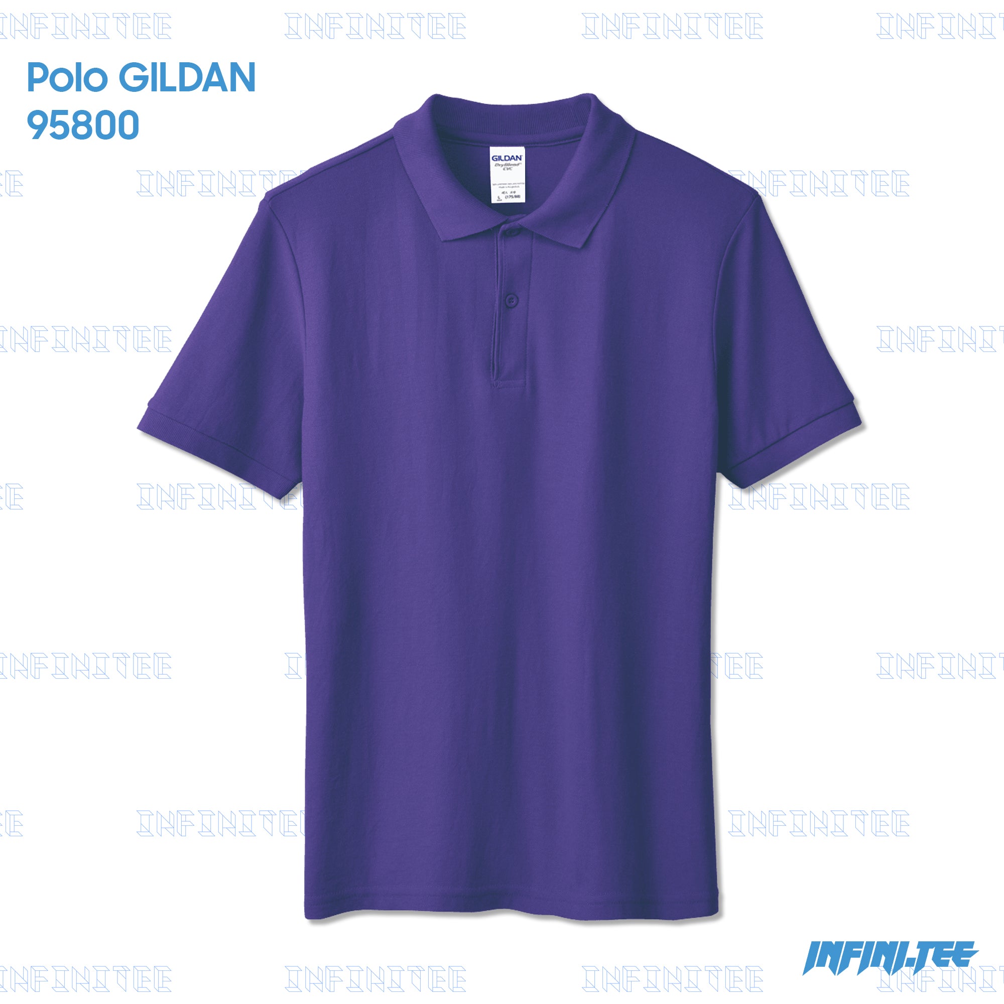 POLO 95800 GILDAN - PURPLE