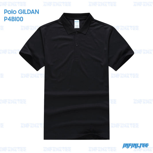 POLO Sport Performance P4BI00 GILDAN - BLACK