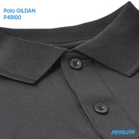 POLO Sport Performance P4BI00 GILDAN - BLACK
