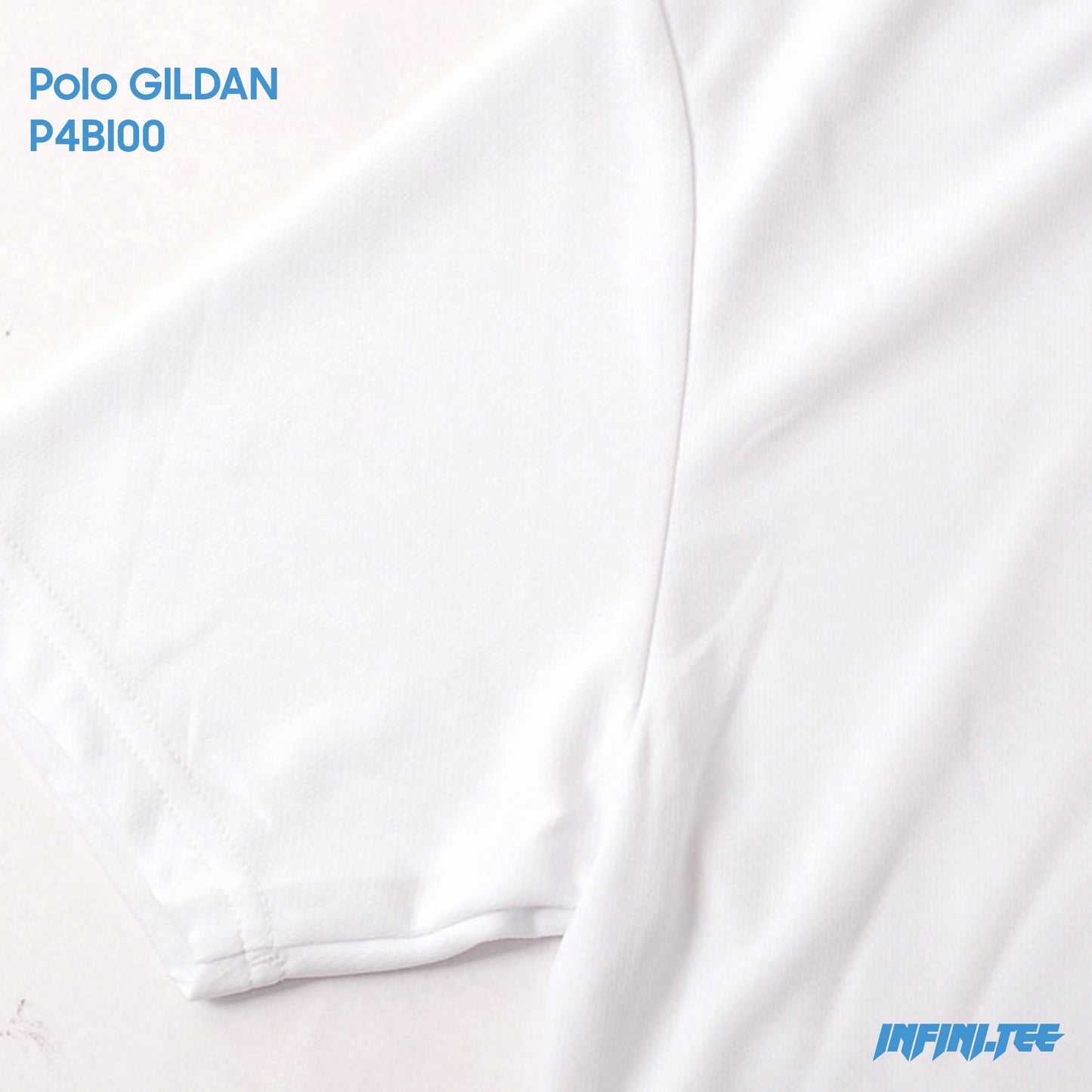 POLO Sport Performance P4BI00 GILDAN - WHITE