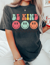 Smiley Face Shirt, Comfort Colors® 1717, Oversized Tee