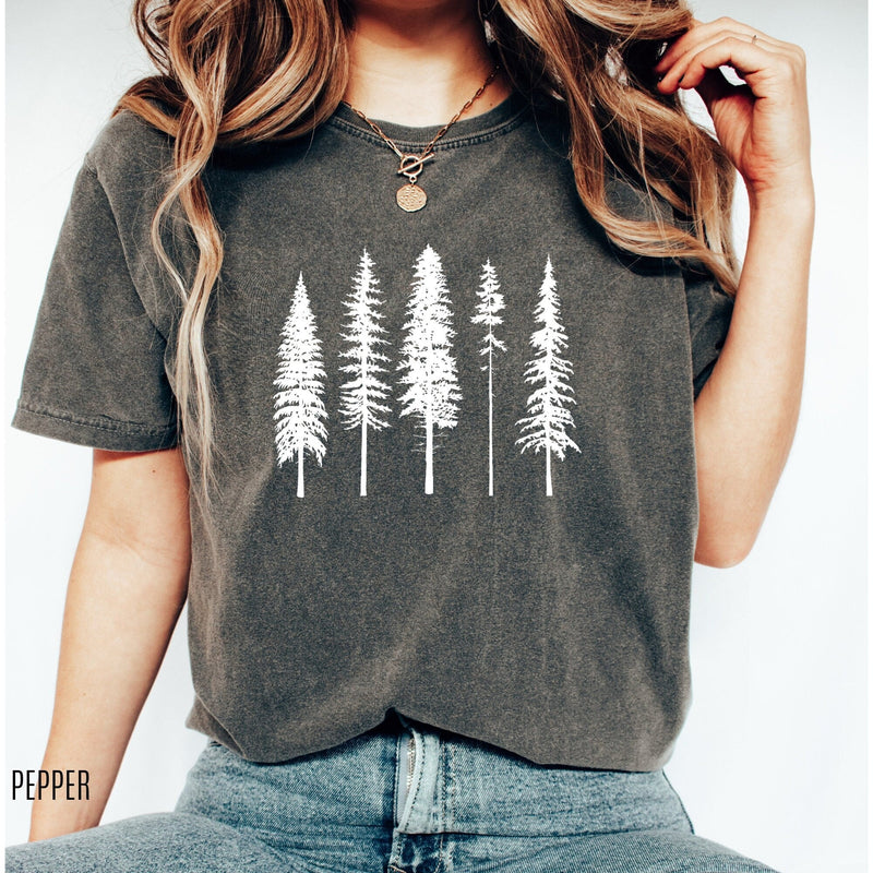 Trees Tee, Comfort Colors® 1717, Oversized Tee