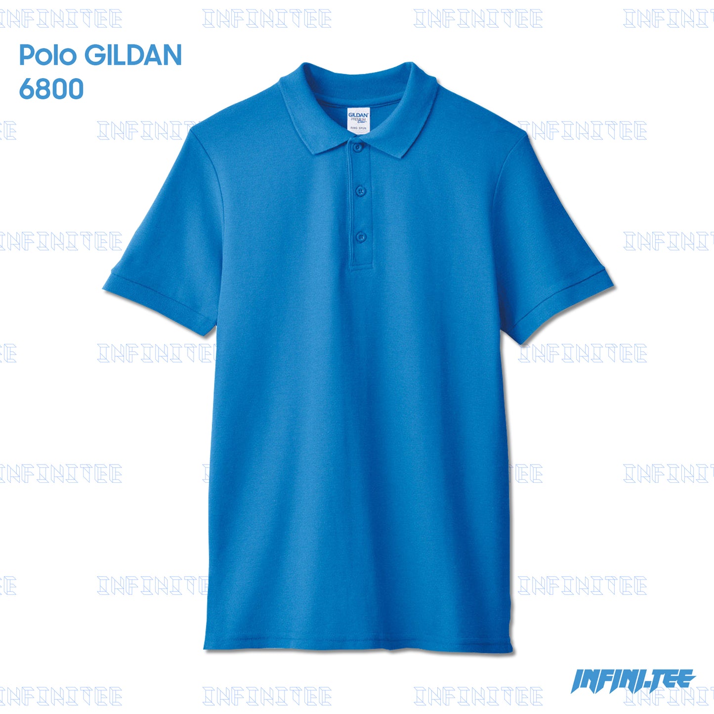 Gildan 6800 - Áo thun Polo - Premium Cotton