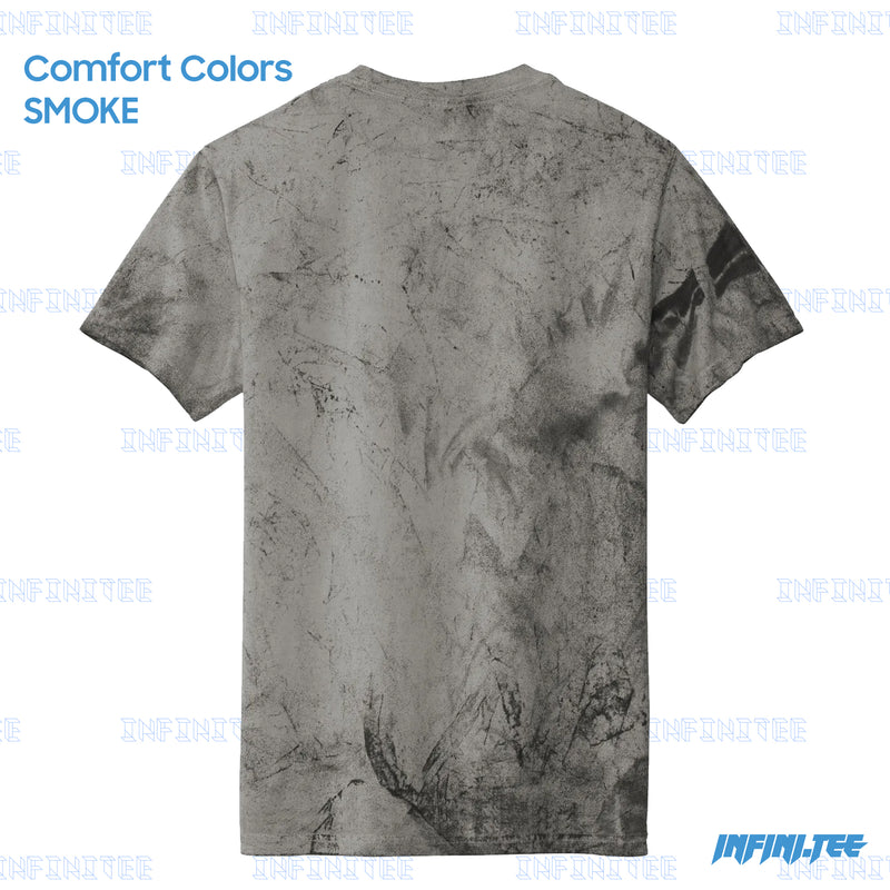 Áo loang Tie-dye 100% US Cotton - SMOKE