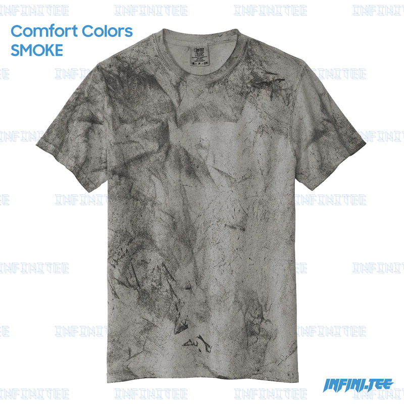 Áo loang Tie-dye 100% US Cotton - SMOKE