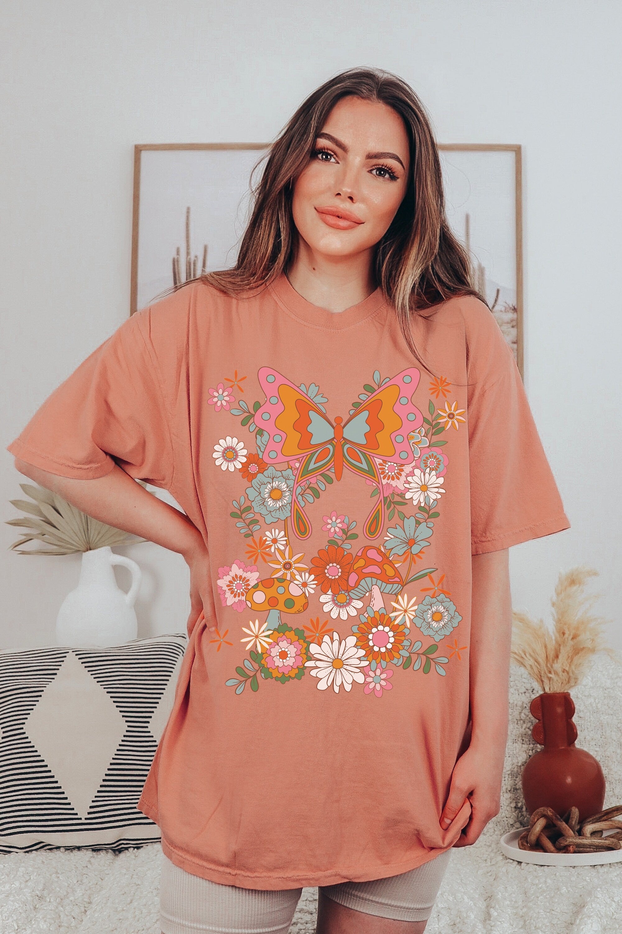 Daisy Shirt, Comfort Colors® 1717, Oversized Tee