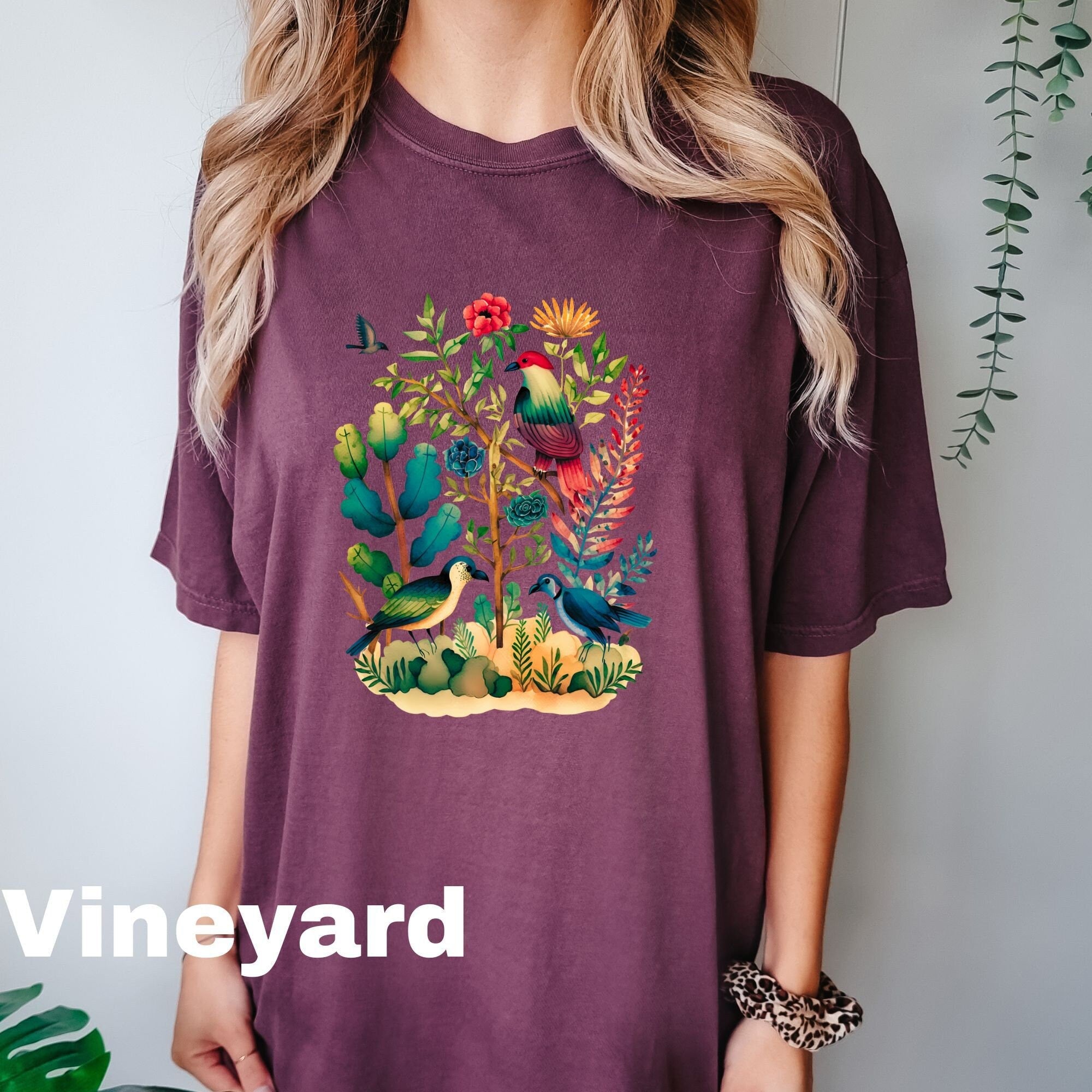 Bird Shirt, Comfort Colors® 1717, Oversized Tee