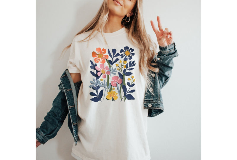 Botanical Lovers Tees, Comfort Colors® 1717, Oversized Tee