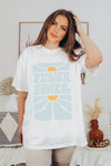 Boho Wildflowers Floral Nature Shirt, Comfort Colors® 1717, Oversized Tee