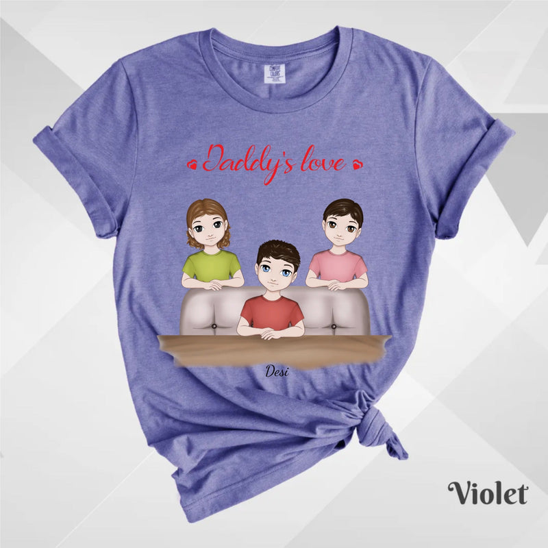 Custom T-Shirt, Comfort Colors® 1717 - Daddy's Love