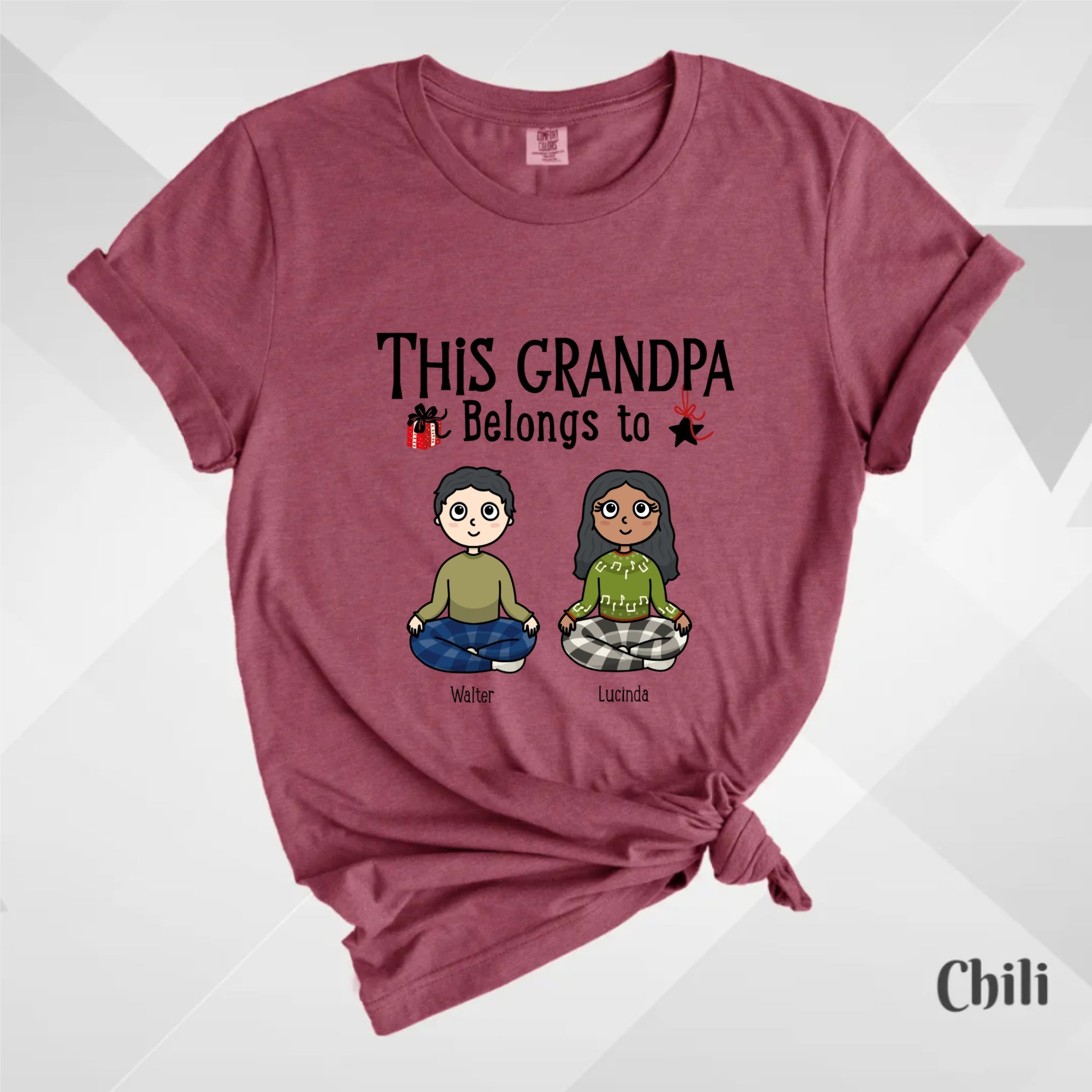 Custom T-Shirt, Comfort Colors® 1717 - This Grandparent Belong To...