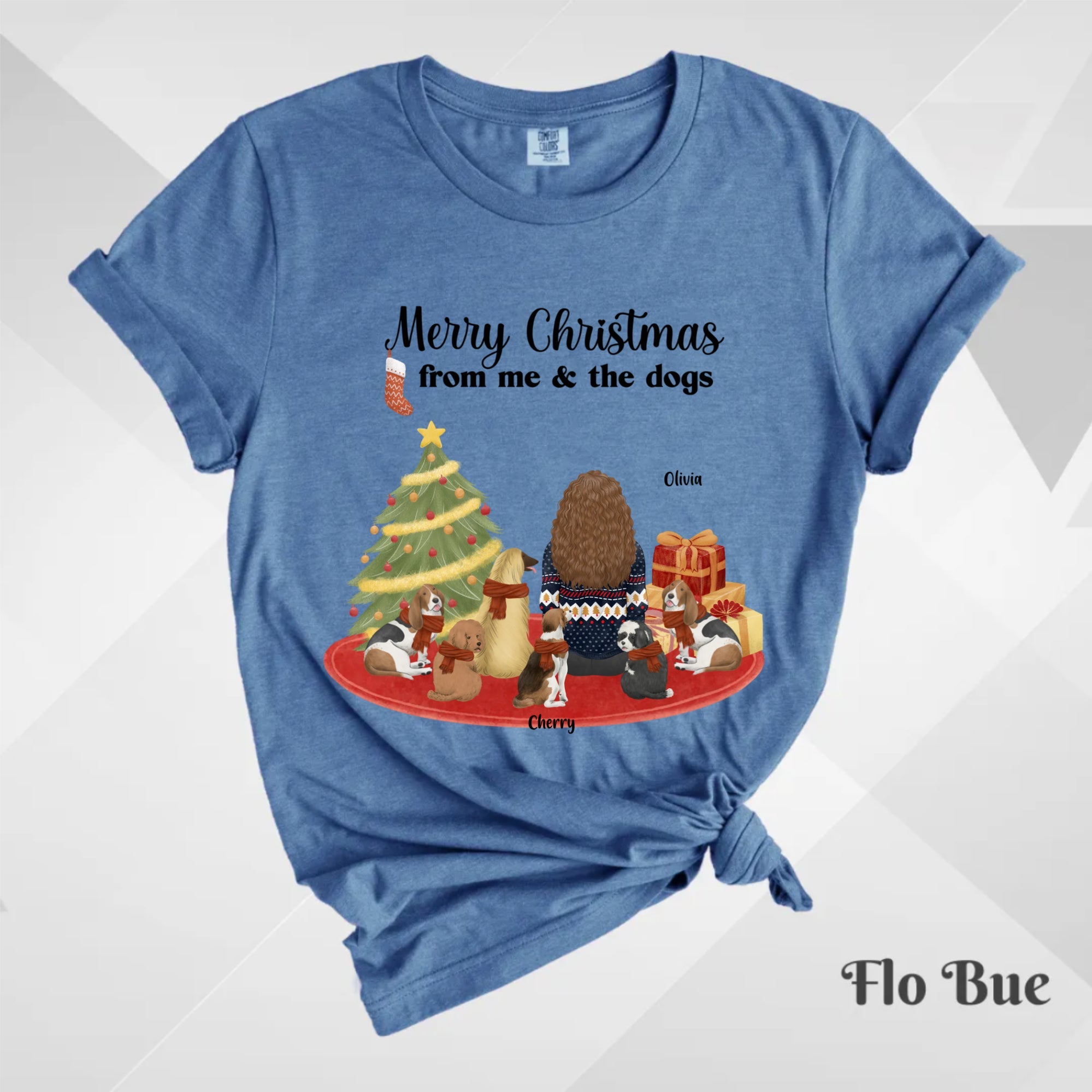 Custom T-Shirt, Comfort Colors® 1717  - Mery Christmas