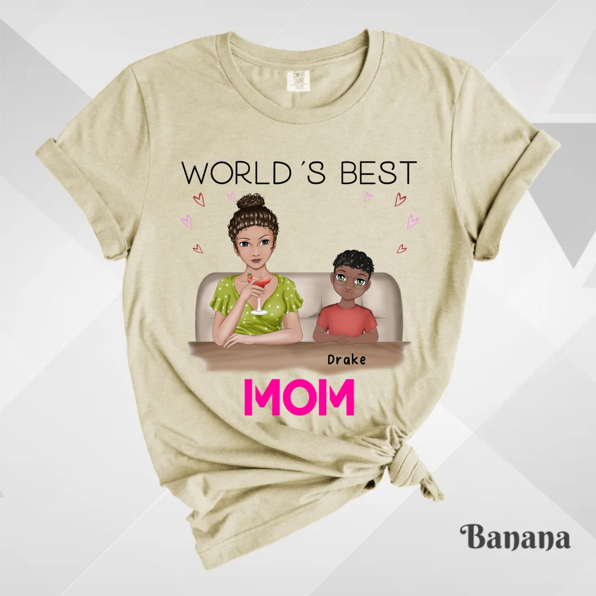 Custom T-Shirt, Comfort Colors® 1717 - World's Best Mom