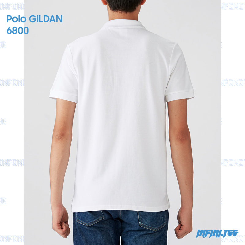 POLO 6800 GILDAN - WHITE
