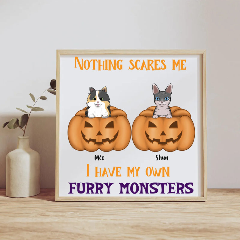 Halloween Canvas - Life is better with cats
