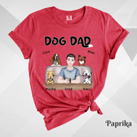 Custom T-Shirt, Comfort Colors® 1717 - Dog Dad At The Bar