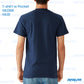 T-SHIRT w POCKET HA30 GILDAN - NAVY