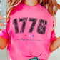 Retro USA 1776 Comfort Colors® 1717, Oversized Tee