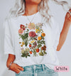 Vintage Botanical Flowers, Comfort Colors® 1717, Oversized Tee