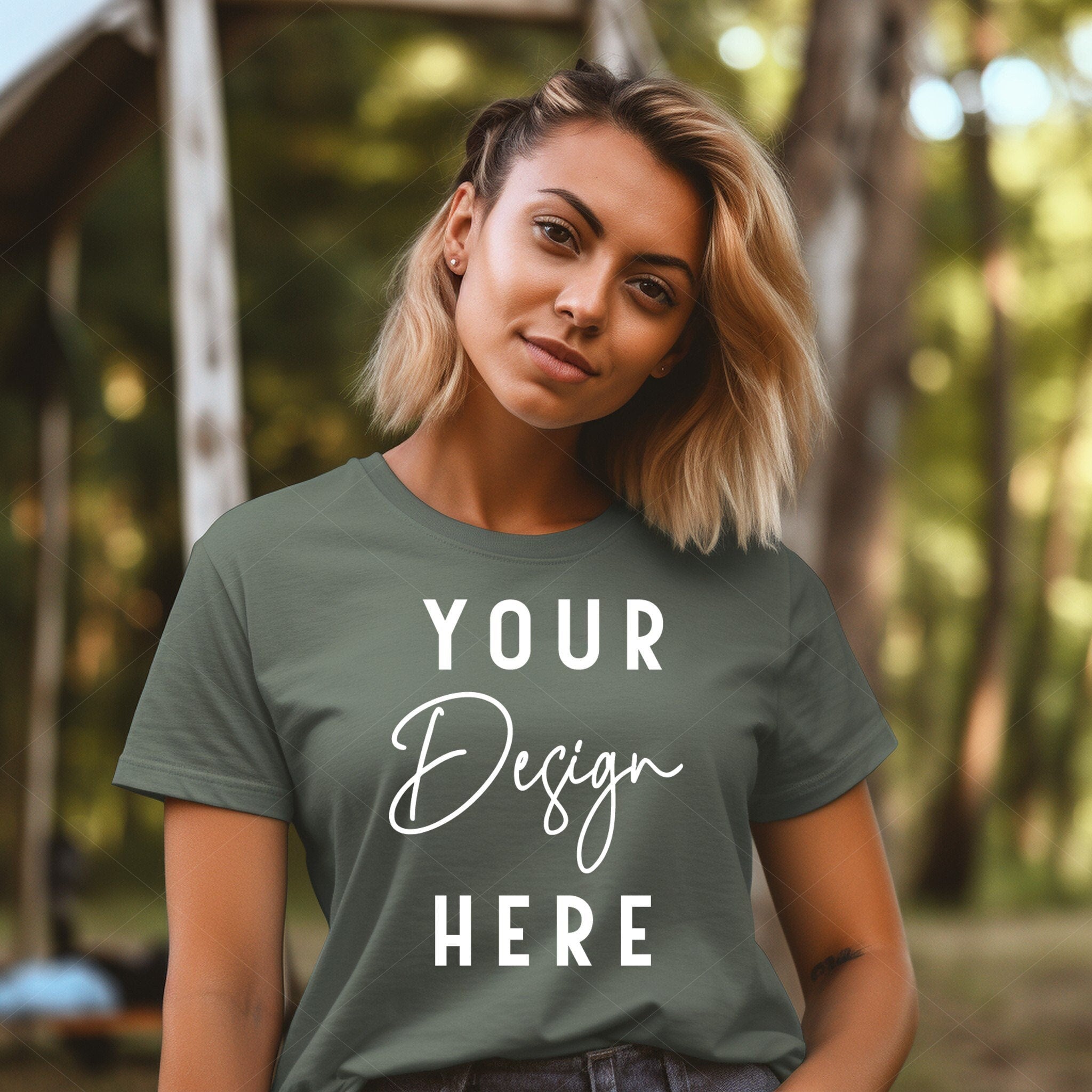 Custom T-Shirt, Comfort Colors® 1717 - This Is What A Spooky Cat Dad Looks Like