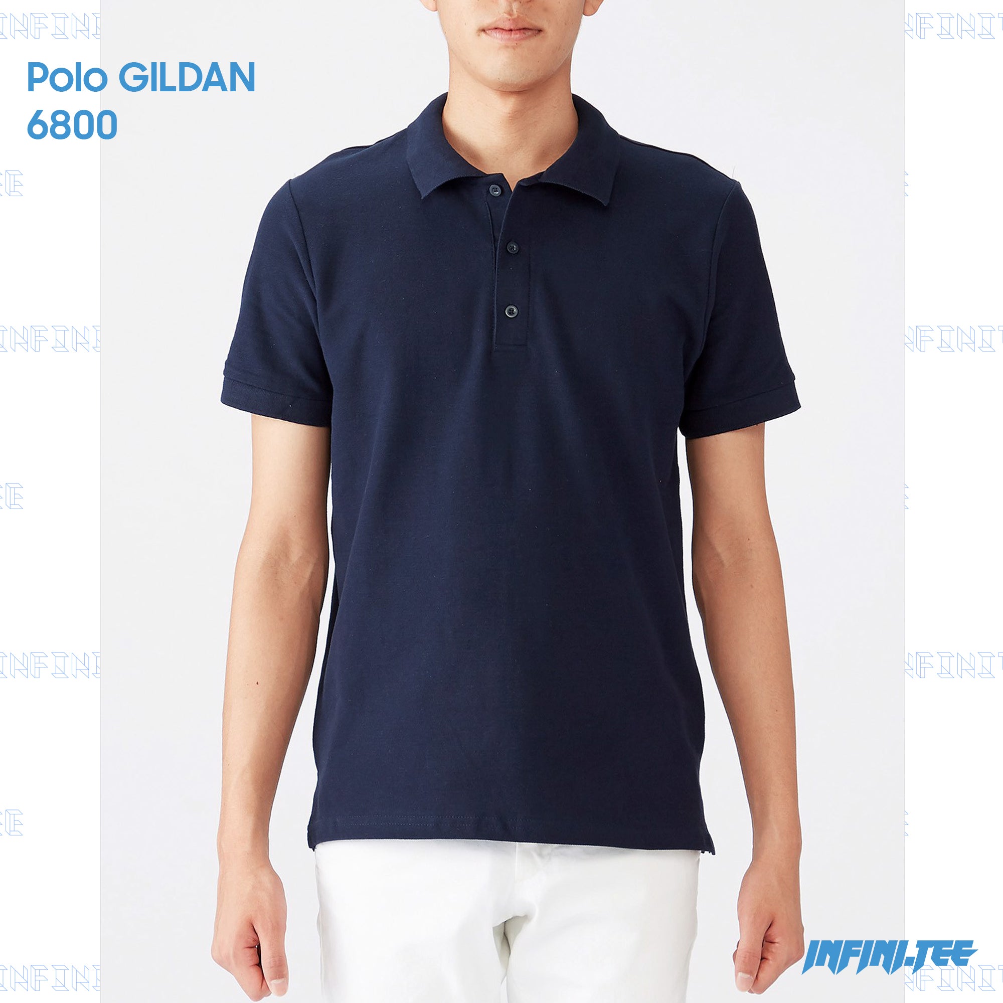 POLO 6800 GILDAN - NAVY