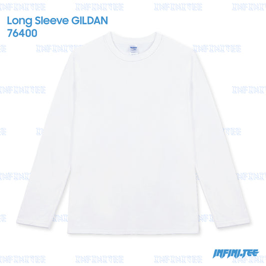 LONG SLEEVE 76400 GILDAN - WHITE