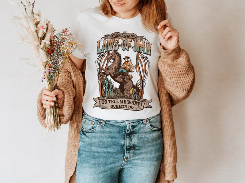 Cowboy Shirts, Comfort Colors® 1717, Oversized Tee