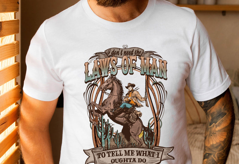 Cowboy Shirts, Comfort Colors® 1717, Oversized Tee